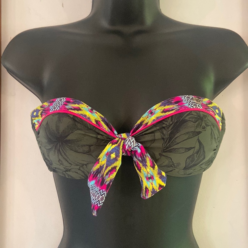 Banana Moon Strapless Bikini Top Medium